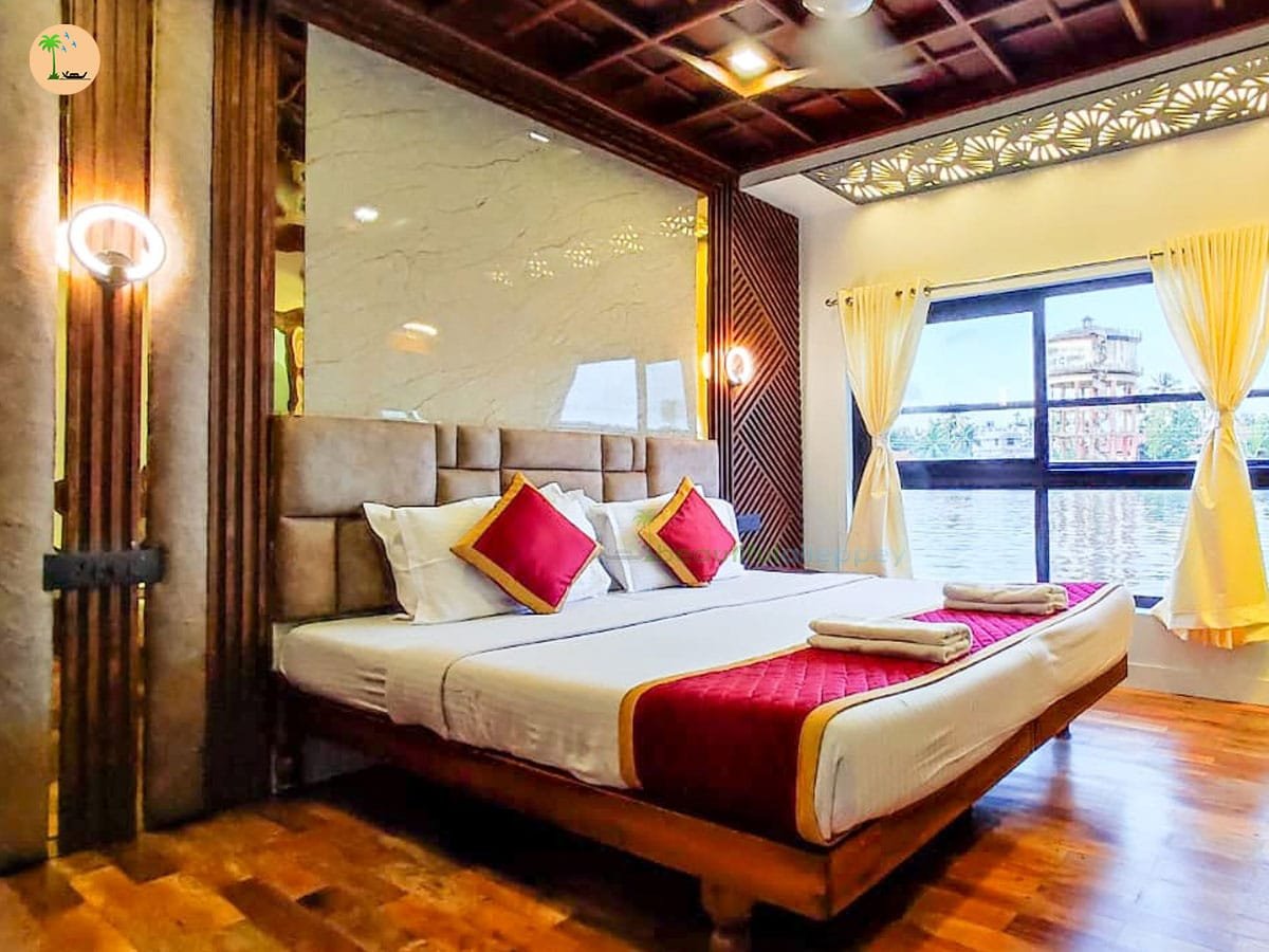 Lake Rider 2 Bedroom Premium LAKR02 (10) bedroom in kerala houseboat